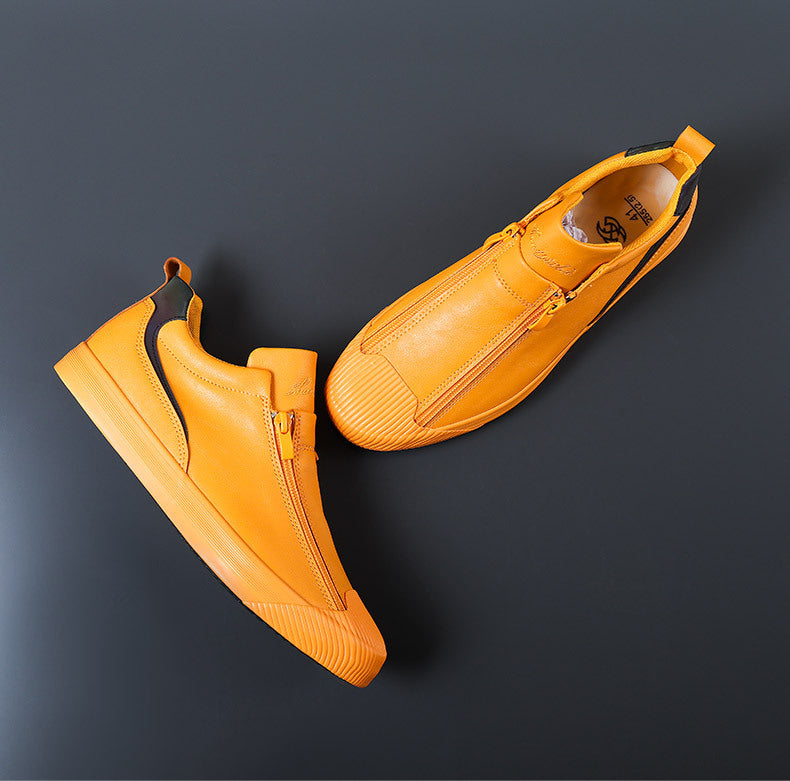 Gareth | Baskets Zippées Homme Stylées à Semelle Ergonomique Confort Total