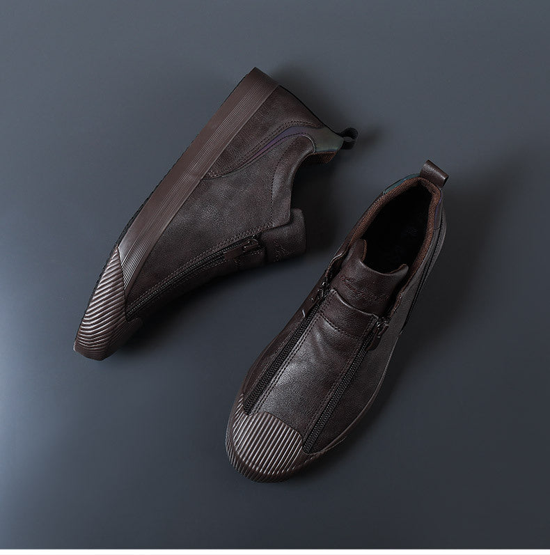 Gareth | Baskets Zippées Homme Stylées à Semelle Ergonomique Confort Total