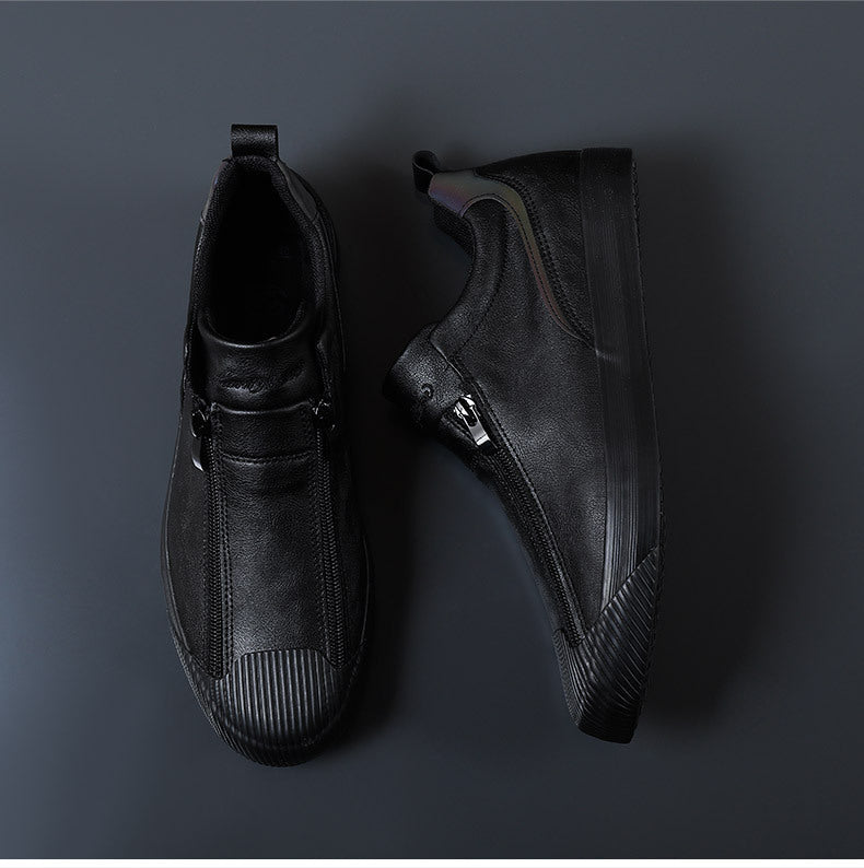Gareth | Baskets Zippées Homme Stylées à Semelle Ergonomique Confort Total