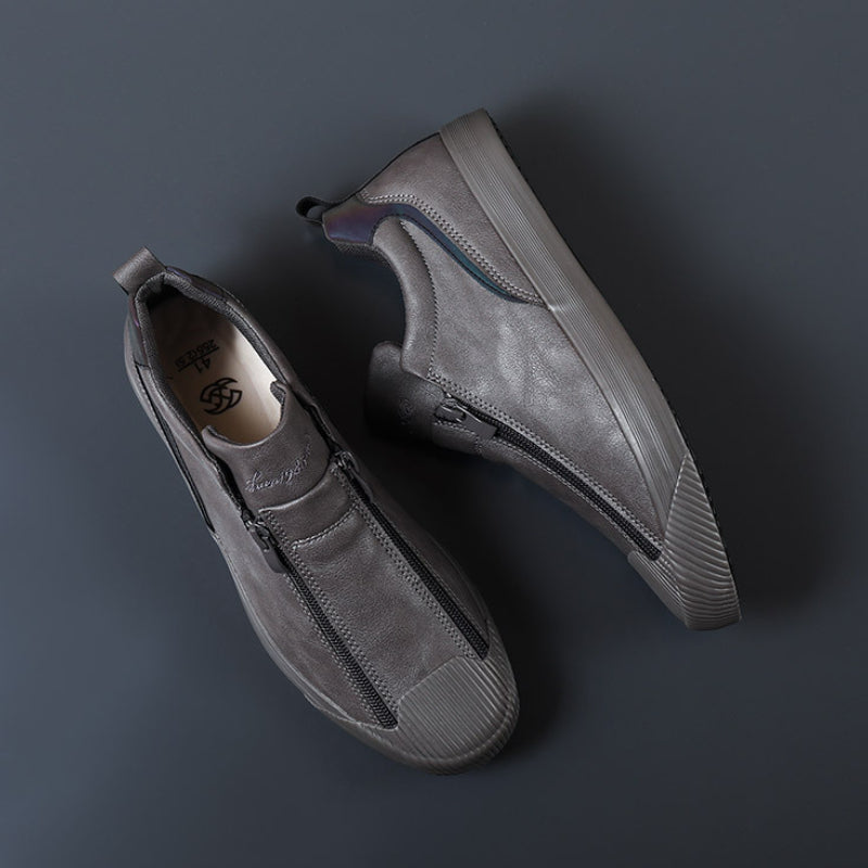 Gareth | Baskets Zippées Homme Stylées à Semelle Ergonomique Confort Total