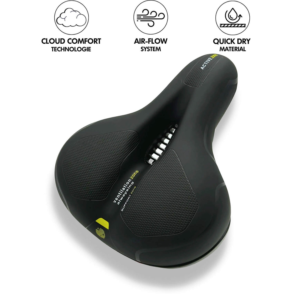 RideCushion™ | Ergonomischer Fahrradsattel mit Gel-Polsterung für mehr Komfort