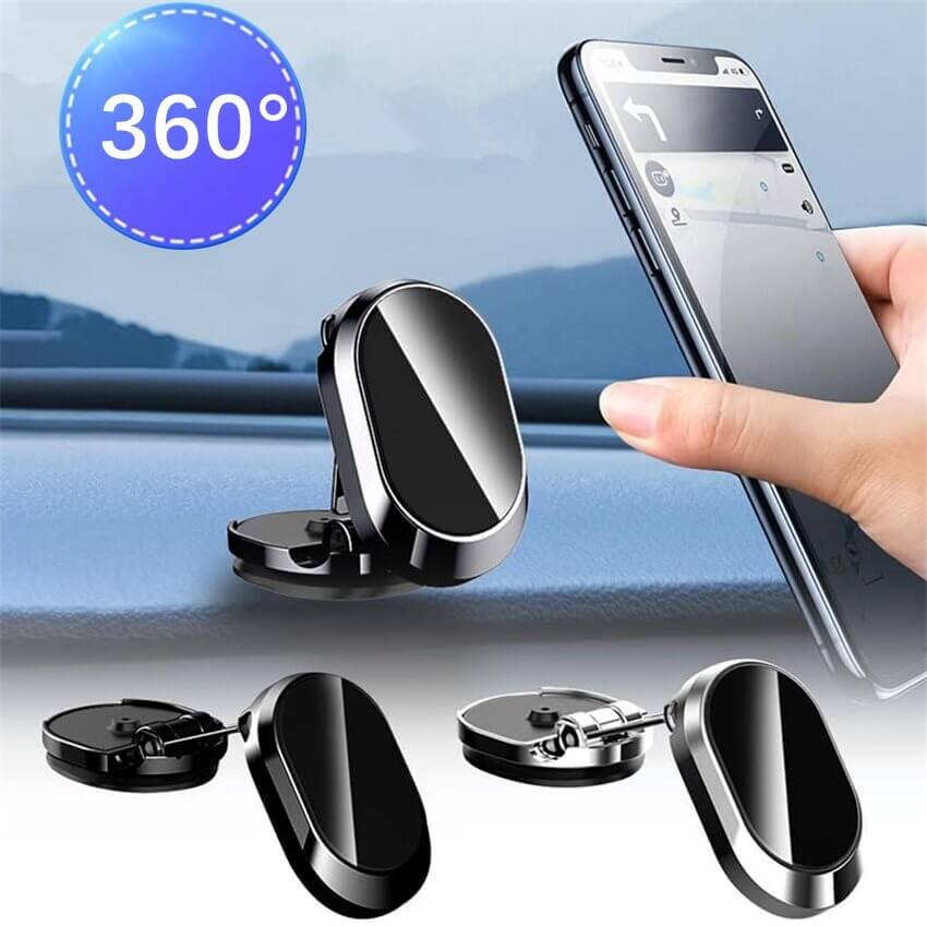 MagHold™ | Faltbare magnetische Auto-Handyhalterung mit 360°-Drehfunktion