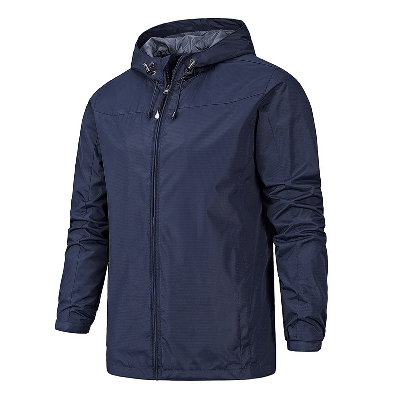 Kendrick | Veste de Pluie Homme Légère | Imperméable Respirante à Fermeture Zippée