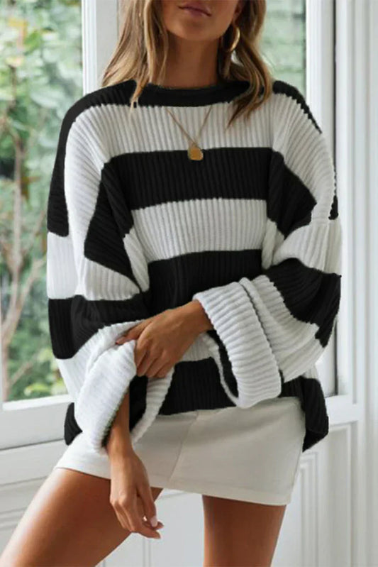 Desirance | Pull femme rayé à coupe ample