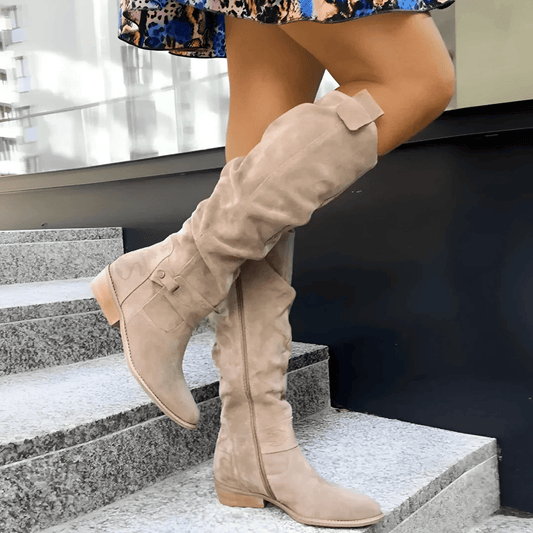 Bottes Classiques Femme | Tige Large et Confort Optimal