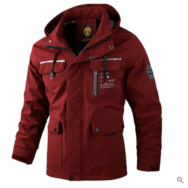 Everett | Veste Homme Hiver Moderne avec Capuche & Poches Chaudes