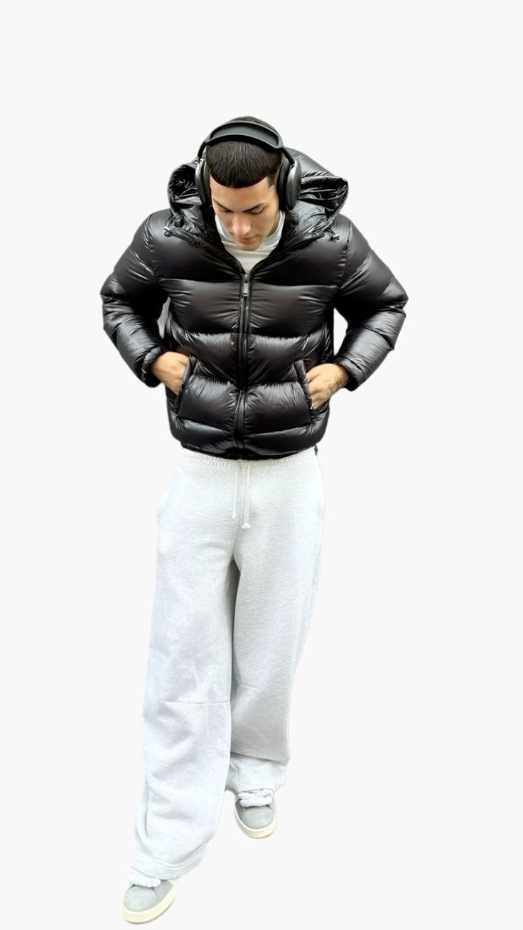 Vincent | Puffer Homme Hiver Matelassé à Capuche | Imperméable et Style Urbain
