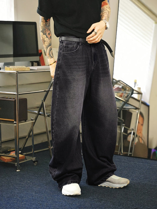 Thomas | Jean Baggy Homme Large Fit | Coupe Droite Décontractée et Stylée