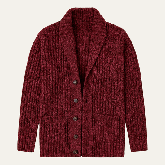 Cardigan Homme Structuré avec Revers – Style, Confort et Polyvalence