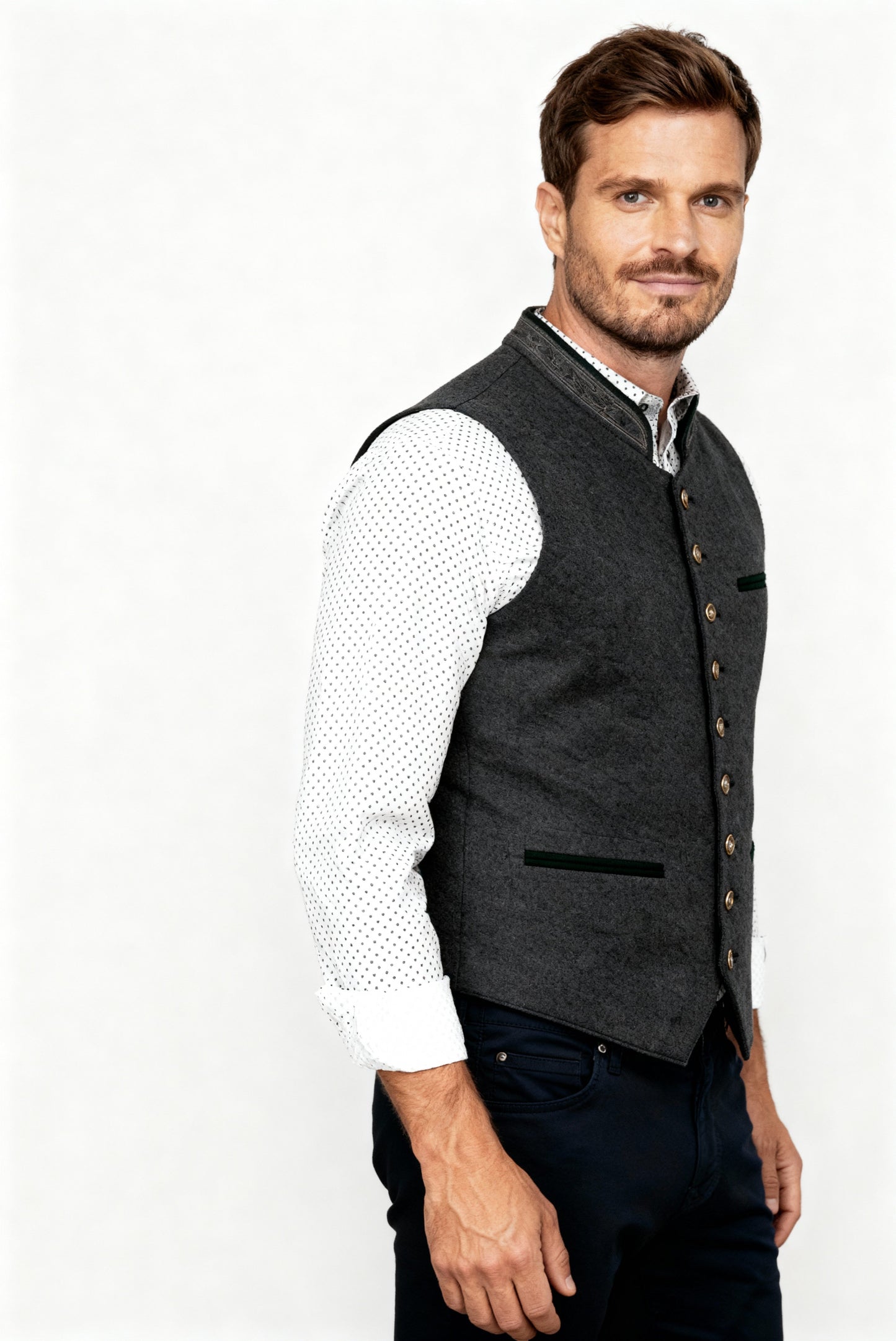 Thermal Vest Homme | Gilet Chaud et Stylé avec Col V Slim Fit