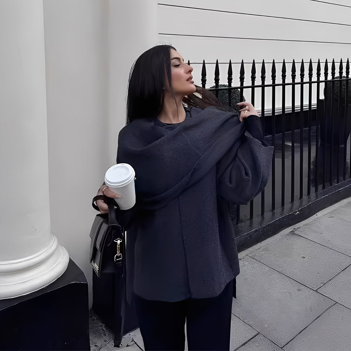 Manteau en maille élégant pour femme – Doux, Chic & Polyvalent