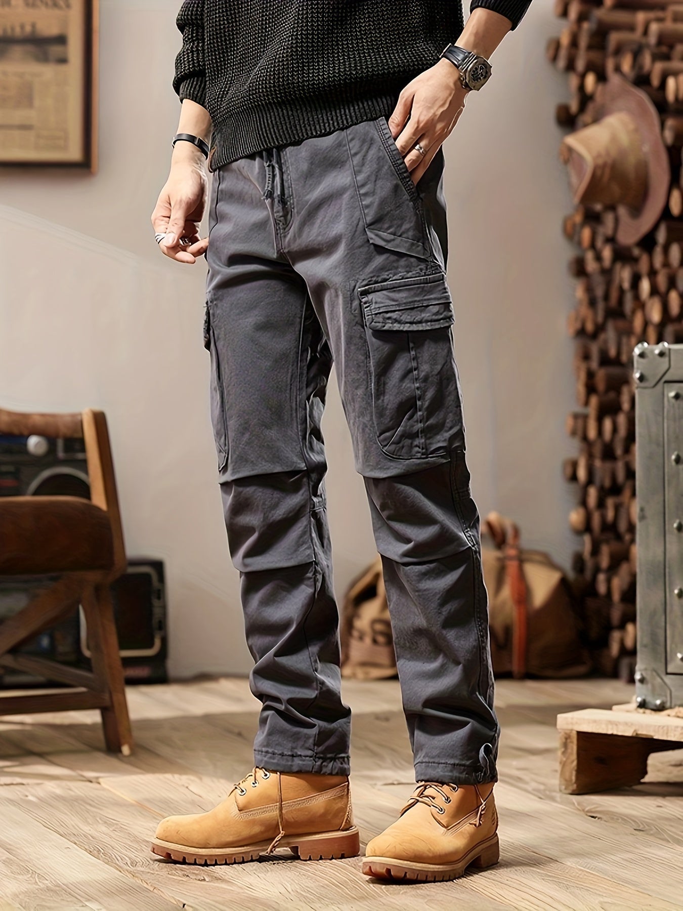 Gaston | Pantalon Cargo Homme Multi-Poches – Style et Fonctionnalité