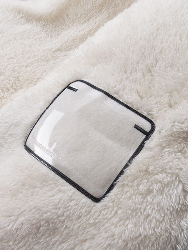 Veste matelassée doublée polaire avec capuche pour hommes