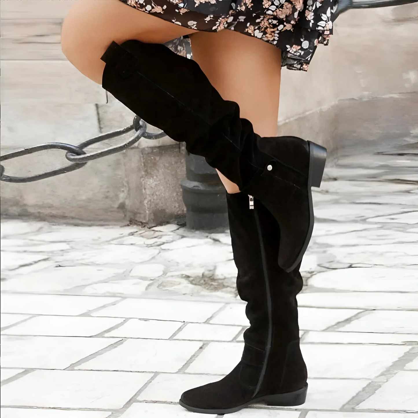 Bottes Classiques Femme | Tige Large et Confort Optimal