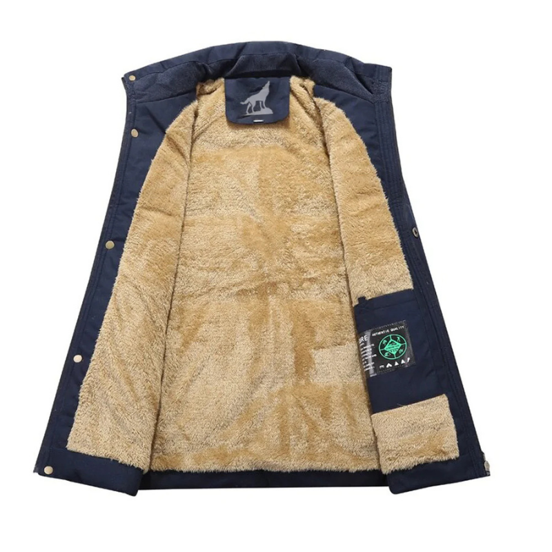 Casper | Parka Homme Hiver Chaud avec Doublure Polaire & Capuche Amovible en Fourrure