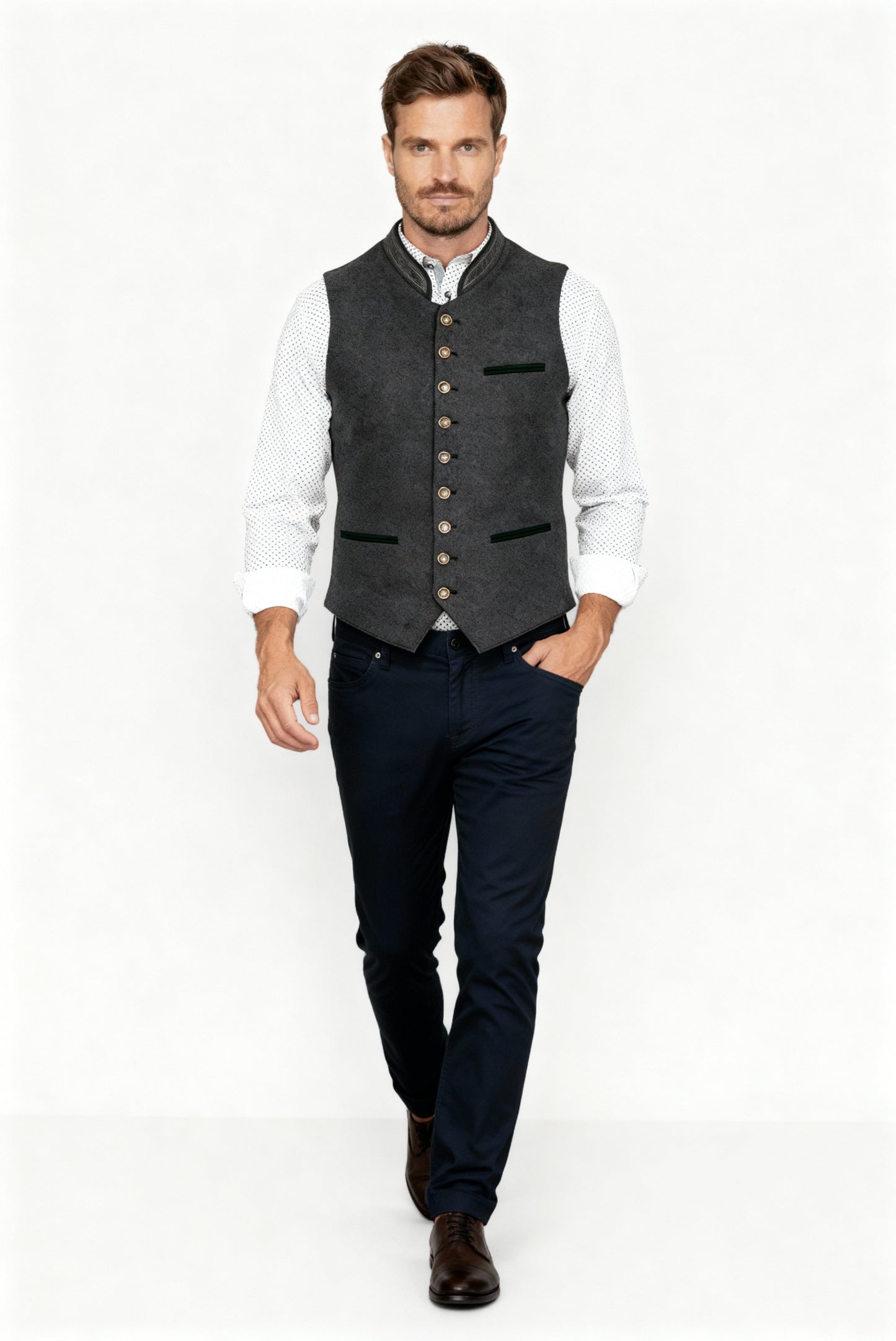 Thermal Vest Homme | Gilet Chaud et Stylé avec Col V Slim Fit