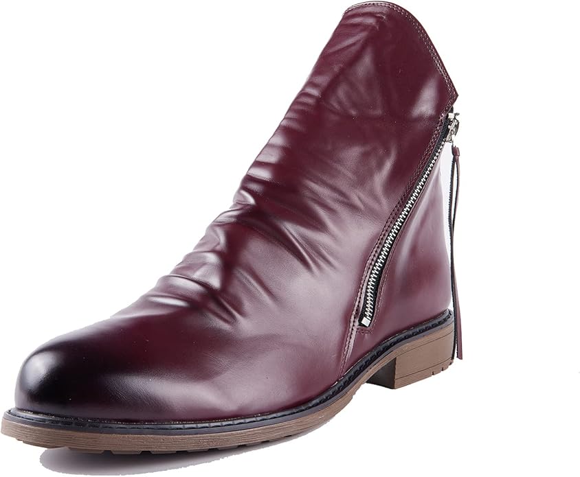 Bottines Homme Élégantes en Cuir avec Fermeture Éclair – Raffinées, Confortables & Polyvalentes