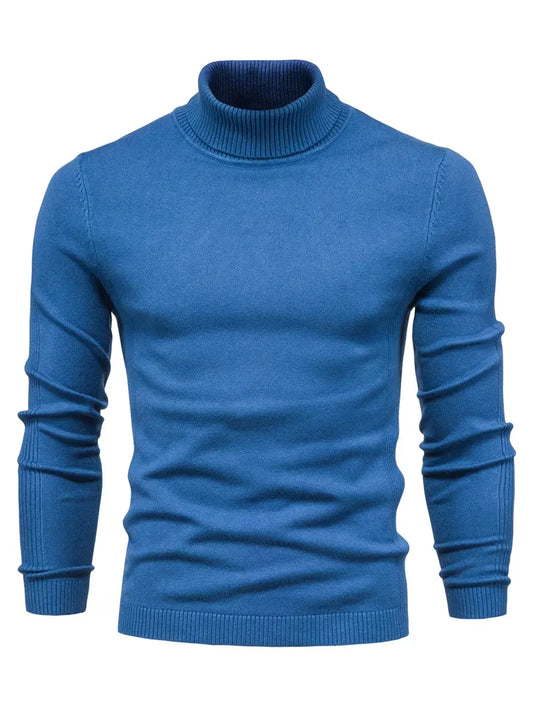 Benoîte | Pull Homme Slim Fit à Col Roulé, Tricot Classique Manches Longues Style Smart Casual