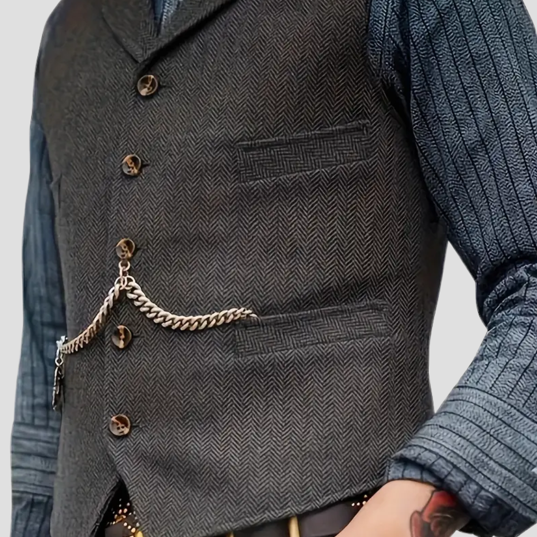 Gilet Homme en Laine | Look Élégant et Moderne