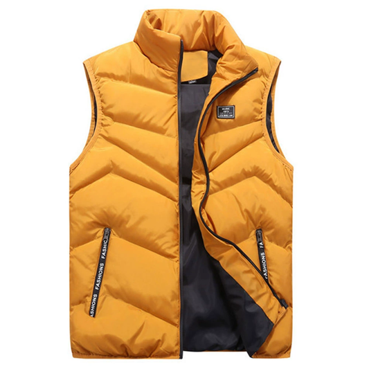 Quillan | Gilet Homme Léger Matelassé Sans Manches à Fermeture Zippée | Confort & Style Quotidien