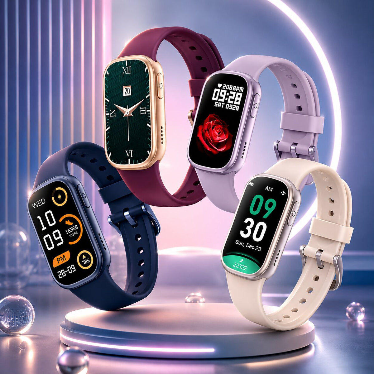 VitaBandix™ | Smartwatch für Kinder und Erwachsene mit Telefonie und Fitness-Tracking