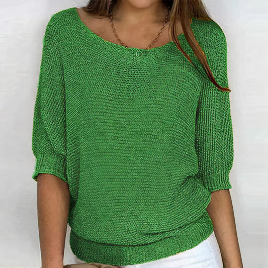 Adéva | Haut Femme Crochet Été Manches Mi-Longues Style Bohème Chic