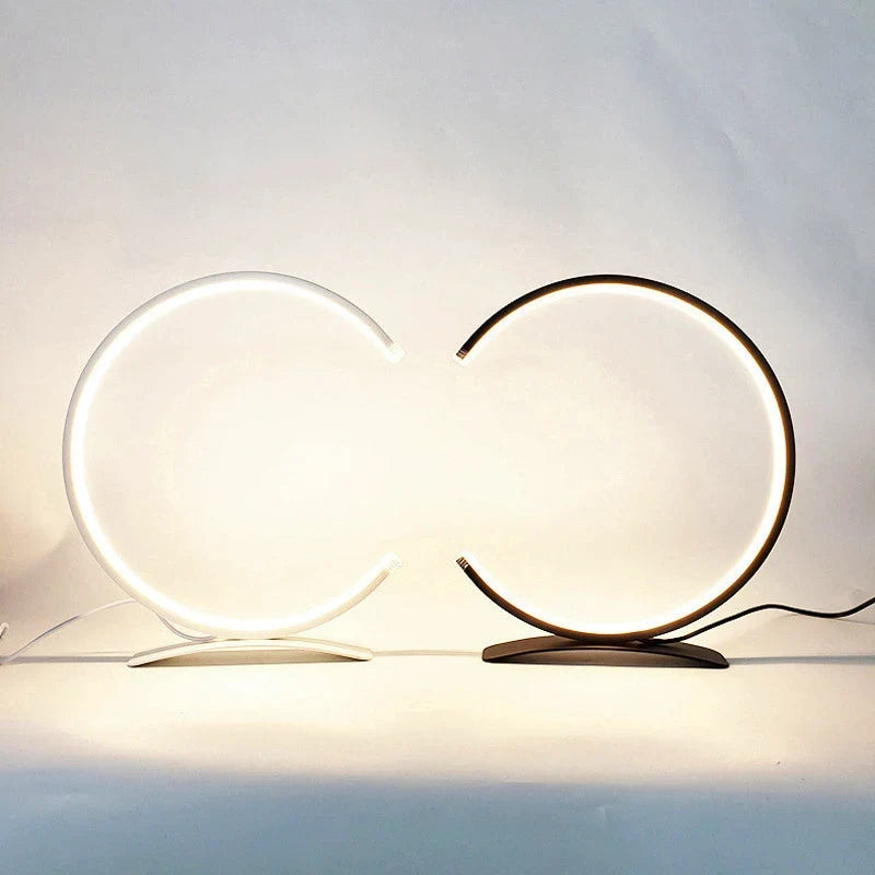 LumiCove™ | C-förmige LED-Tischlampe mit Touch-Steuerung und 3 Lichtfarben
