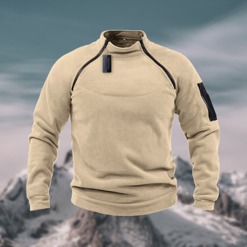 Lawrence | Sweatshirt Homme à Col Zippé | Confort Extérieur Style Moderne