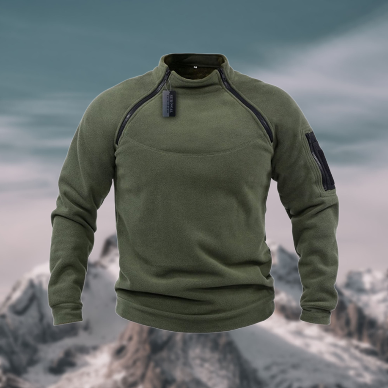 Lawrence | Sweatshirt Homme à Col Zippé | Confort Extérieur Style Moderne