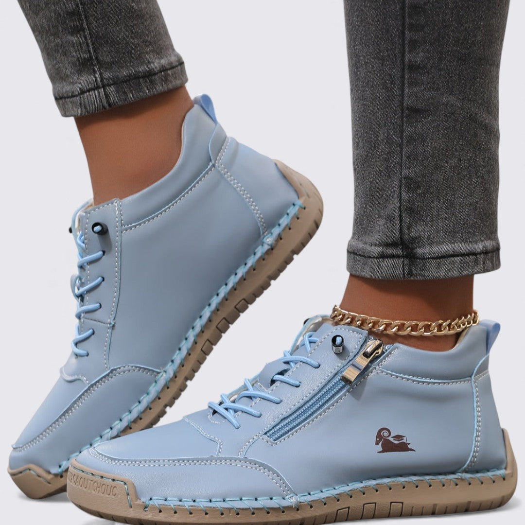 Chaussures montantes pour femme avec fermeture à glissière – Confortables, Stylées & Polyvalentes