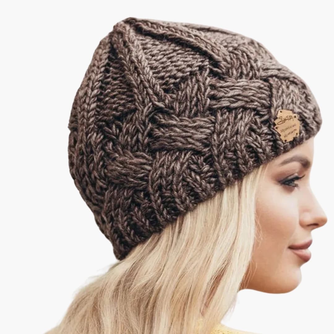 Bonnet Hiver Femme | Tricot à Surface Côtelée | Confort et Chaleur Quotidienne