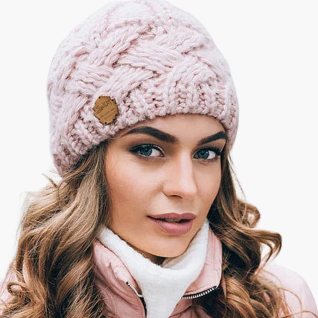 Bonnet Hiver Femme | Tricot à Surface Côtelée | Confort et Chaleur Quotidienne
