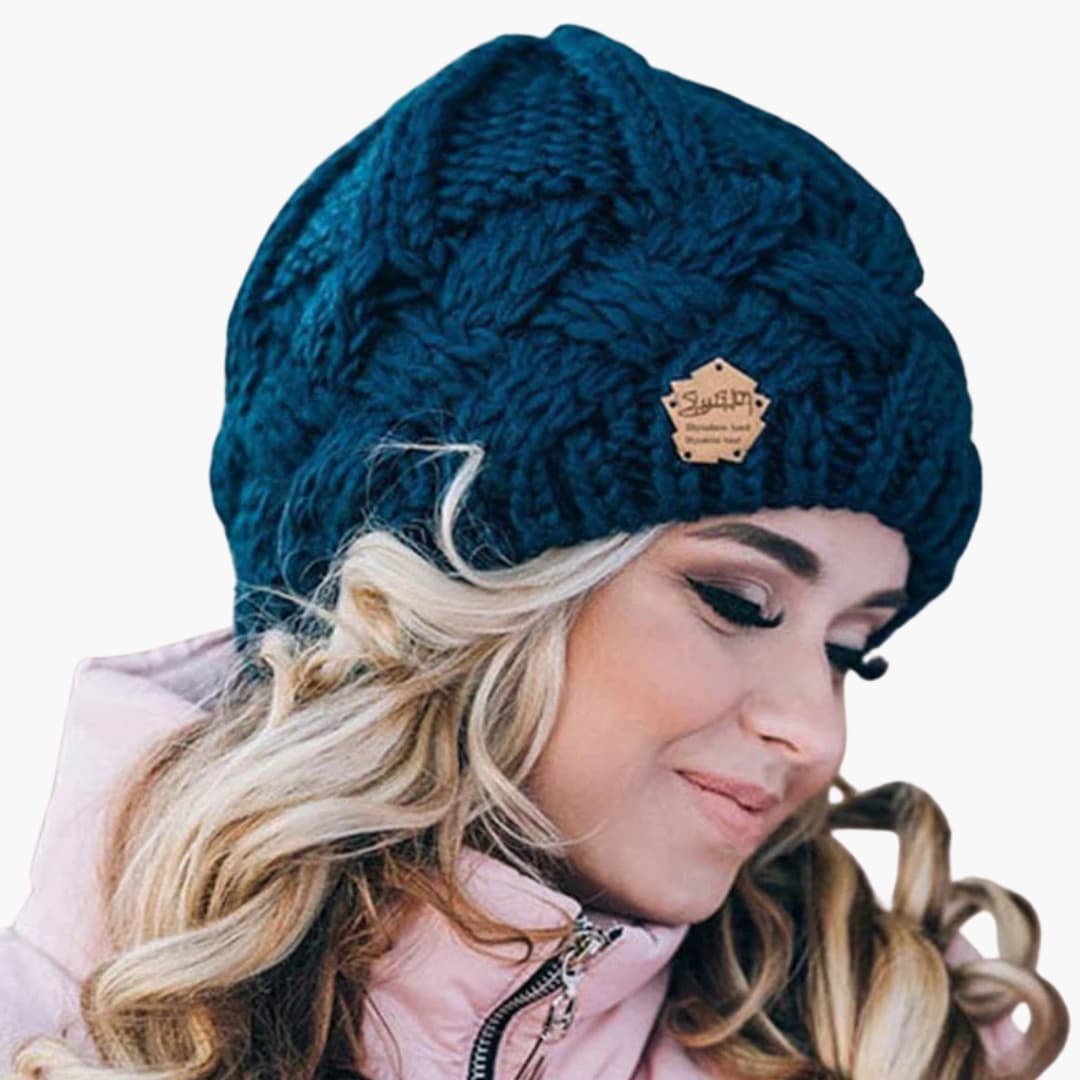 Bonnet Hiver Femme | Tricot à Surface Côtelée | Confort et Chaleur Quotidienne