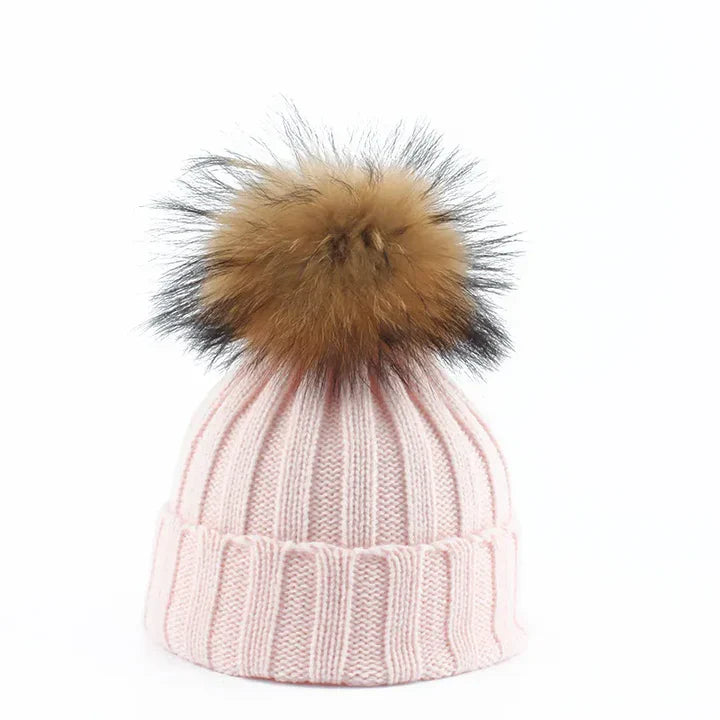 Bonnet Femme | Tricot Doux avec Pompon | Chaleur et Style Hivernal
