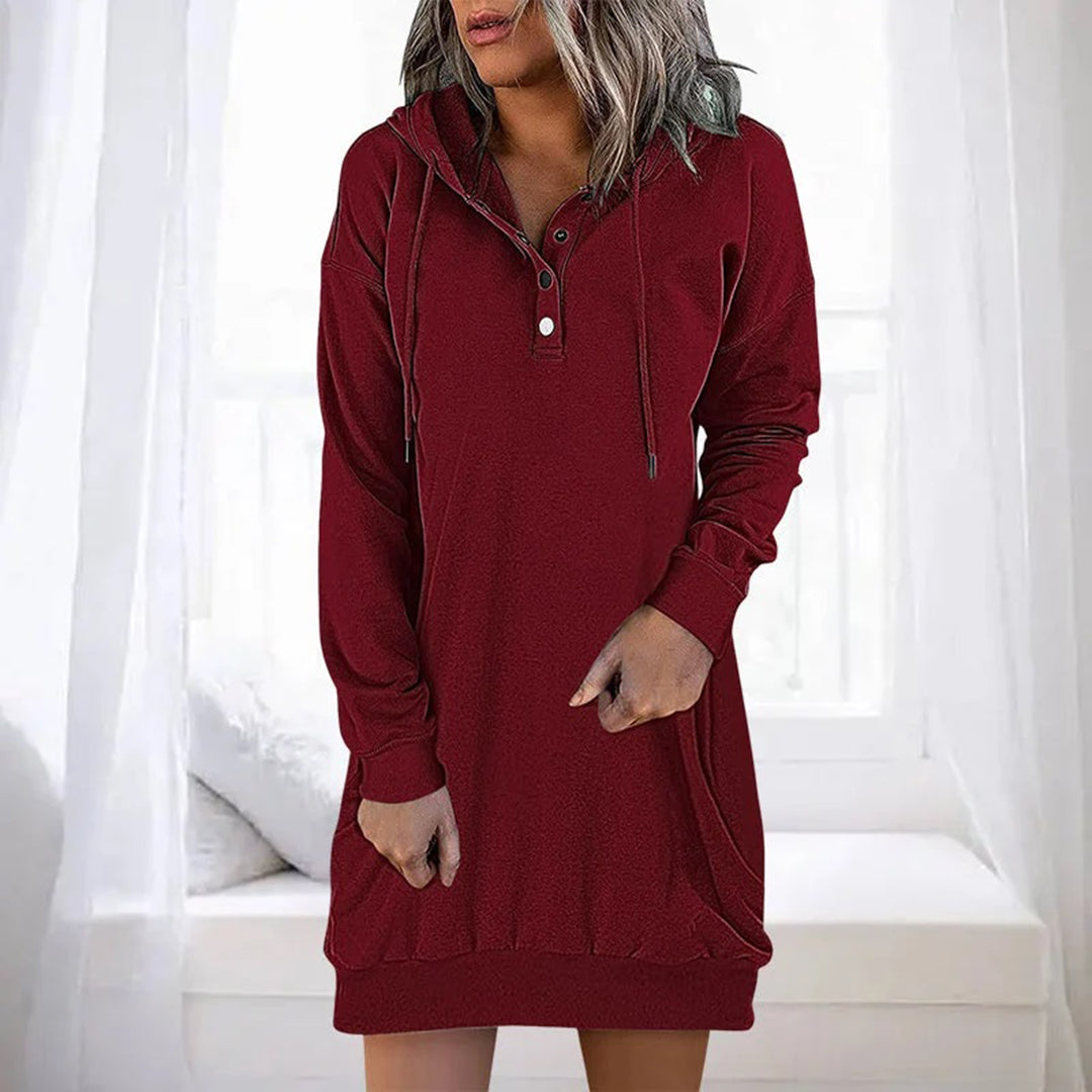 Axelle | Sweat Hoodie Décontracté Femme, Style Minimaliste et Confort Premium