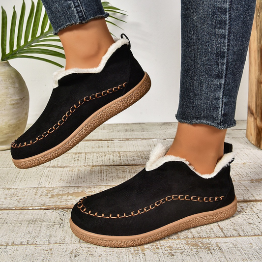 Arielle | Bottines d’Hiver Femme Doublées en Polaire