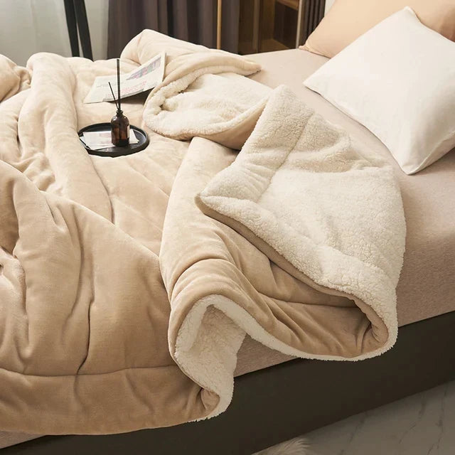 KuschelWolke™ | Weiche Flanell-Fleece-Decke für gemütliche Abende