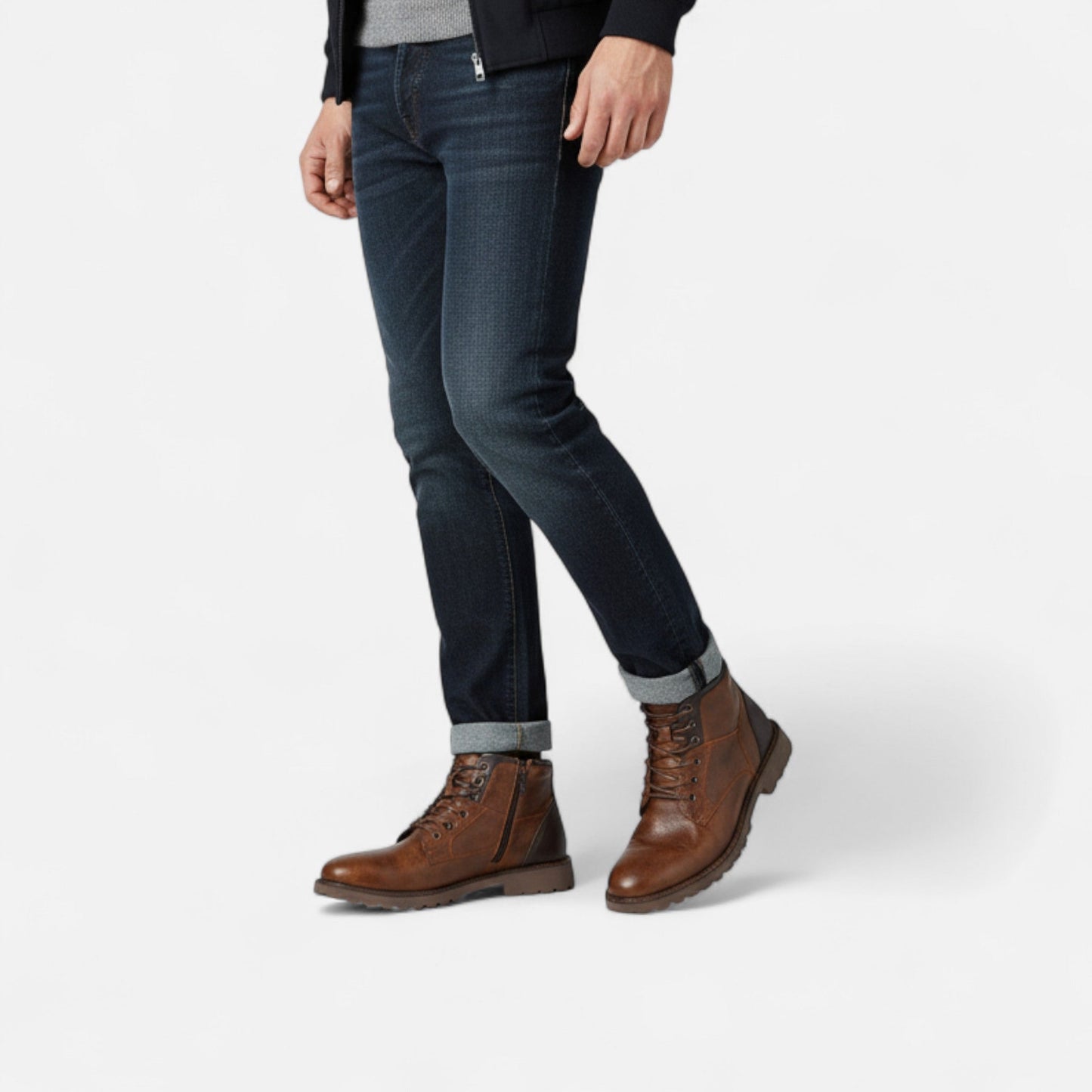 Bennet | Bottines Homme Vintage en Cuir Look Classique à Lacets