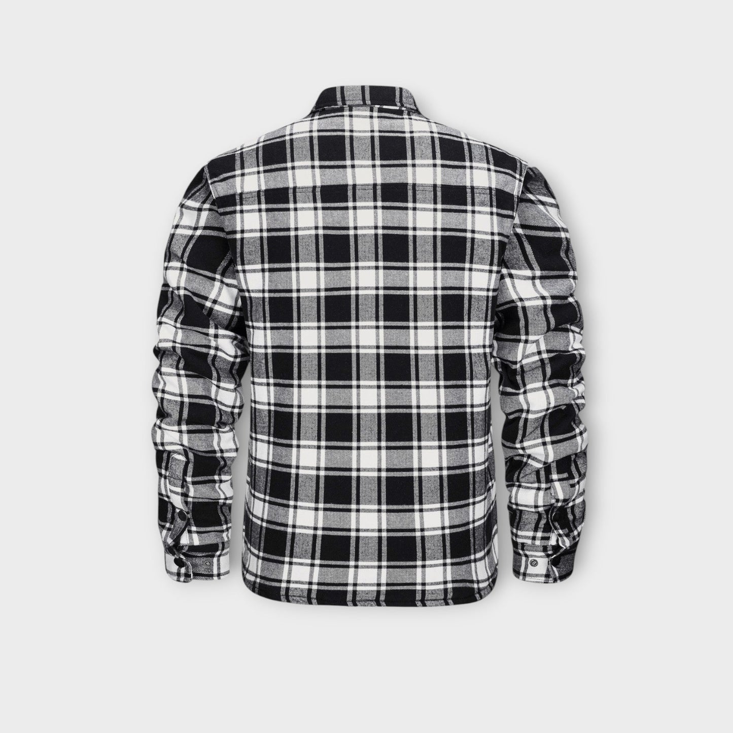 Men’s Winter Jacket Matelassée | Veste Flanelle à Carreaux Chaude et Élégante