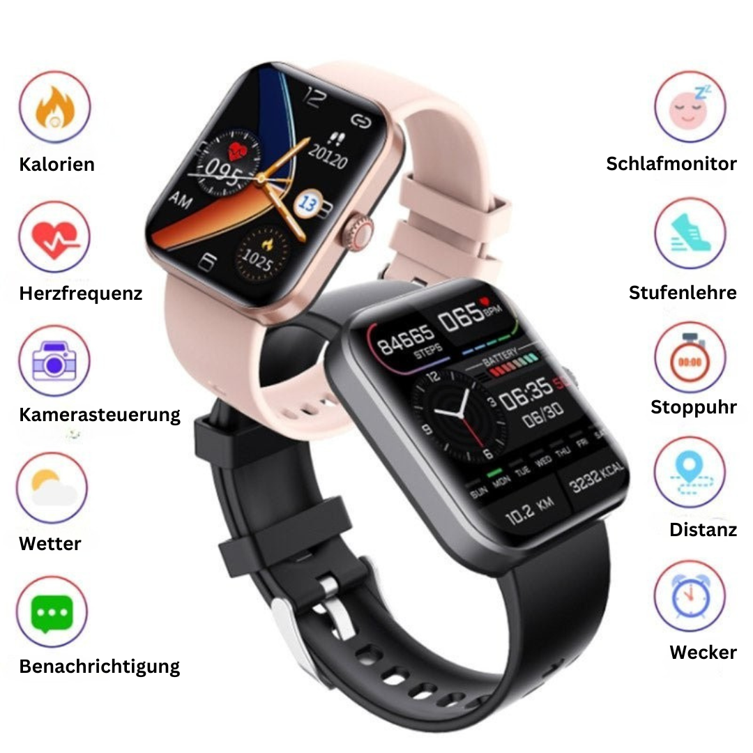 VitaPulse™ | Smartwatch mit Gesundheits- und Fitnessfunktionen