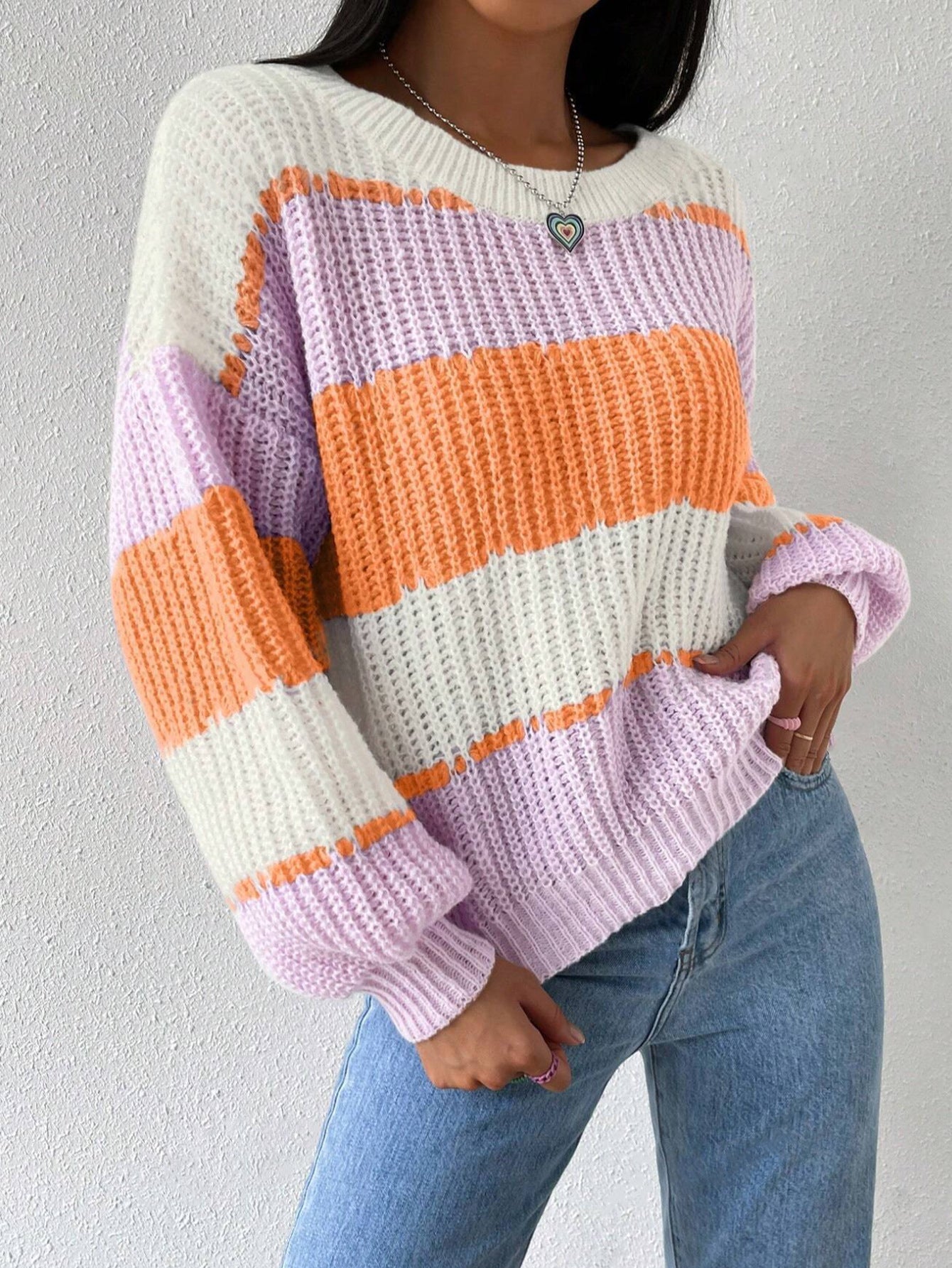 Pull Femme Rayé Douillet | Confort et Élégance au Quotidien