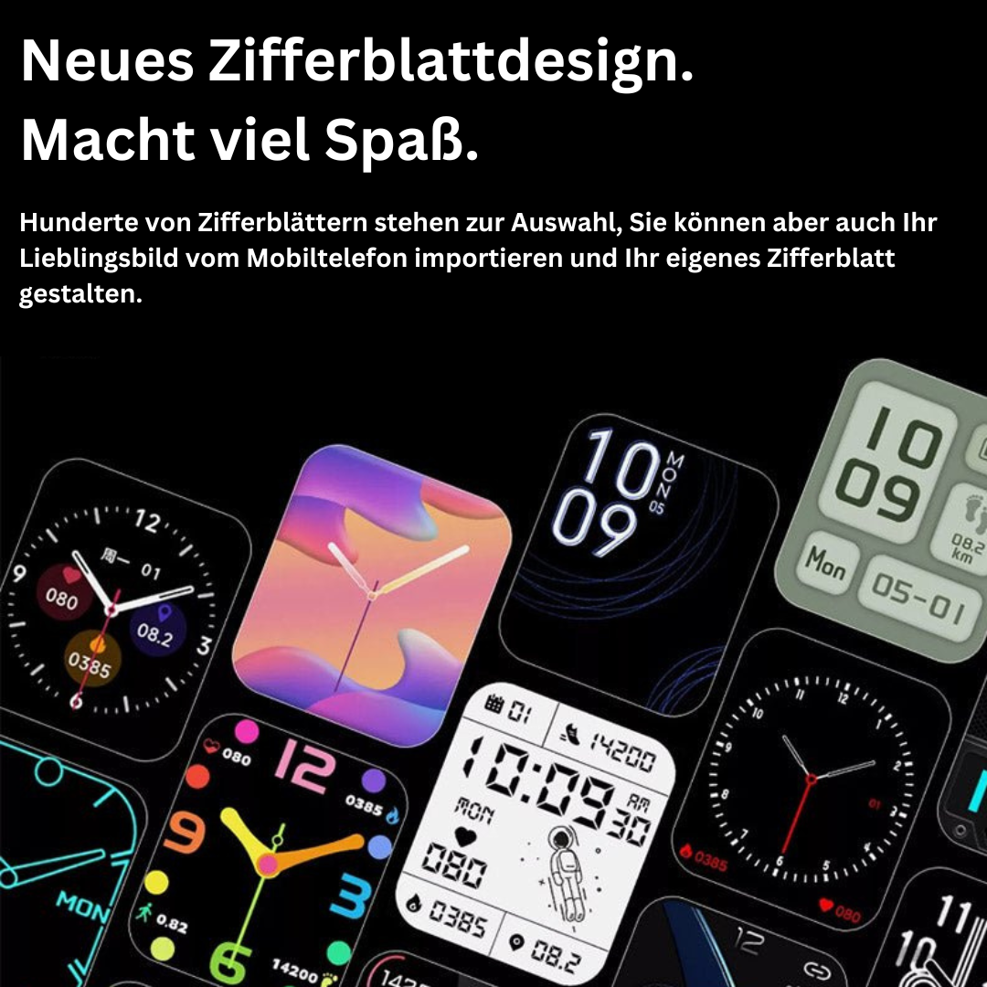 VitaPulse™ | Smartwatch mit Gesundheits- und Fitnessfunktionen