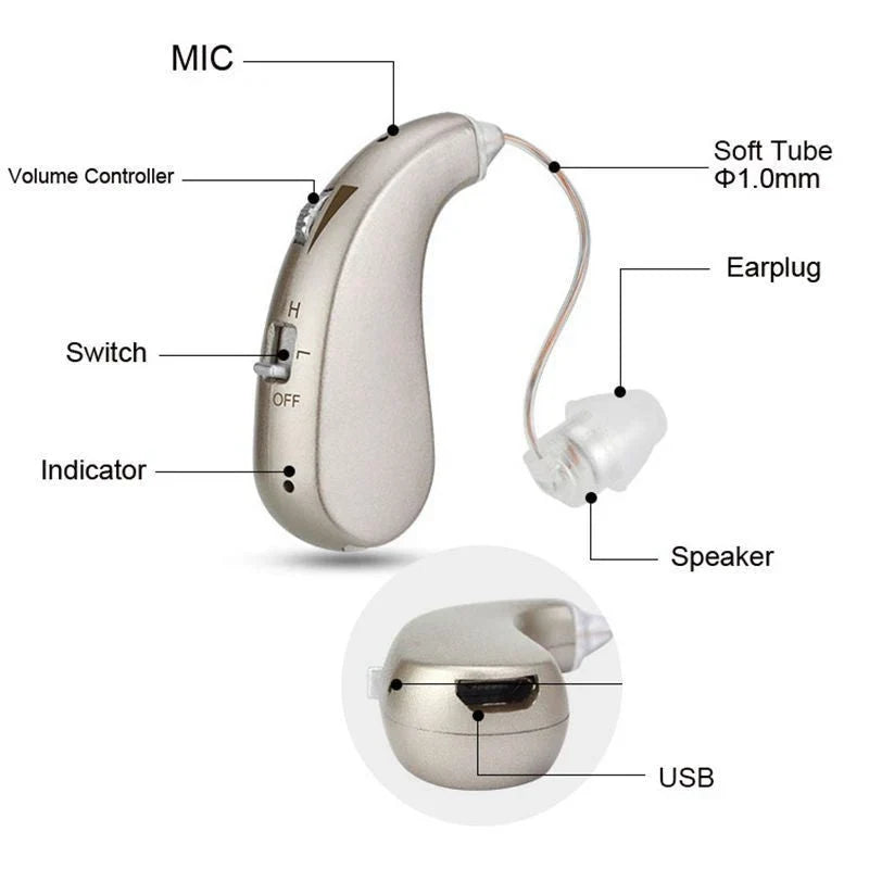 AudioFlex™ | Kabelloser Bluetooth-Kopfhörer mit wiederaufladbarem Akku