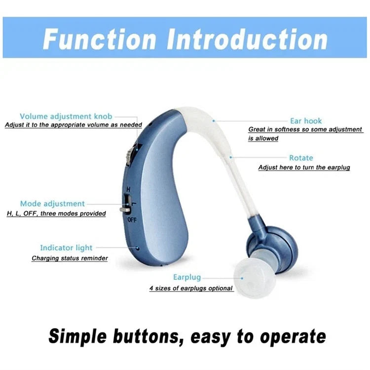 AudioFlex™ | Kabelloser Bluetooth-Kopfhörer mit wiederaufladbarem Akku