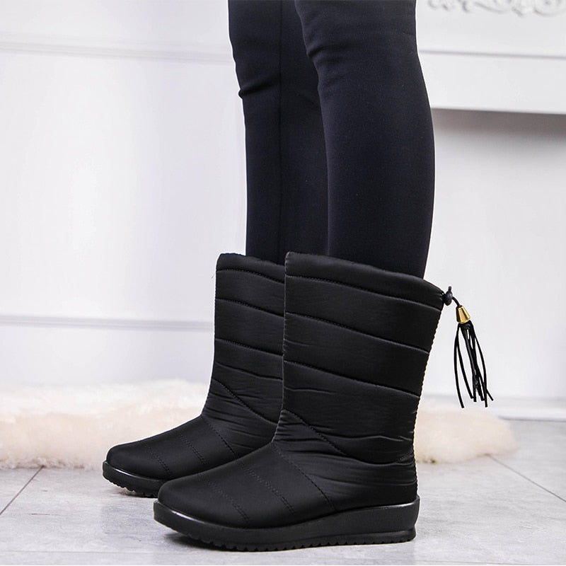 Bottes Hiver Femme Doublées | Confort Chaleureux et Style Moderne