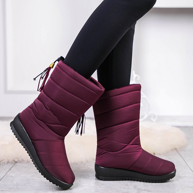 Bottes Hiver Femme Doublées | Confort Chaleureux et Style Moderne