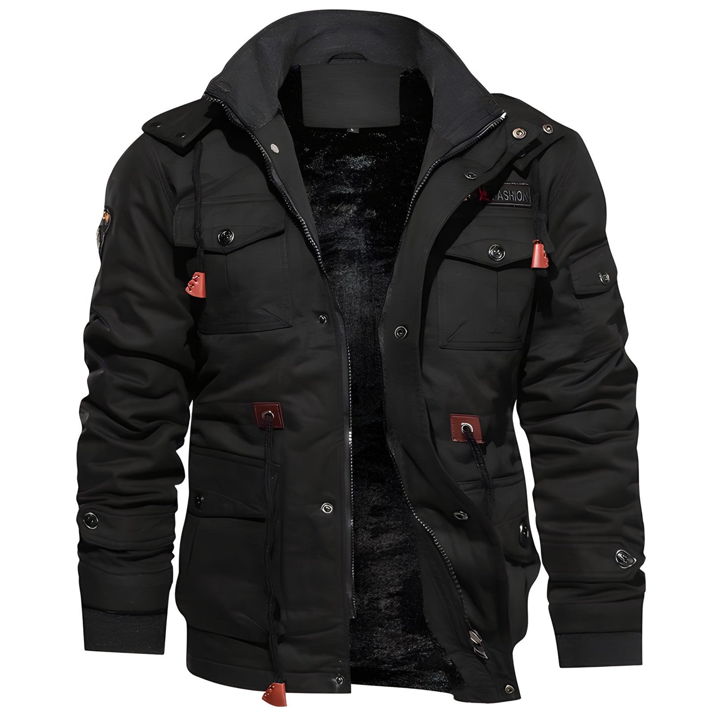 Clark | Veste Homme Style Militaire avec Capuche et Multiples Poches