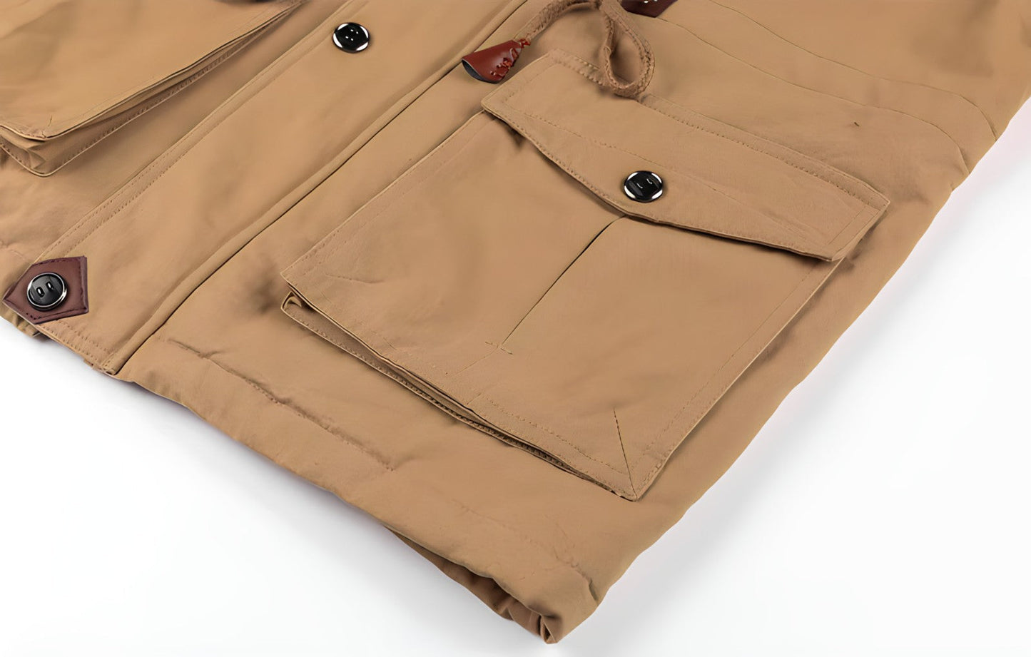 Clark | Veste Homme Style Militaire avec Capuche et Multiples Poches