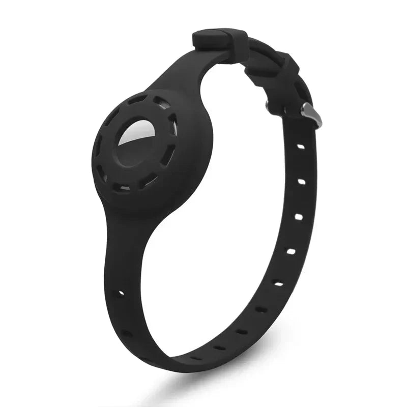 SiliPaw™ | Verstellbares Silikon-Haustierhalsband mit AirTag-Halter