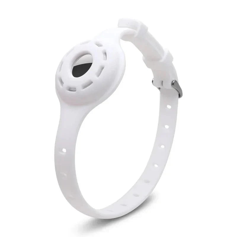 SiliPaw™ | Verstellbares Silikon-Haustierhalsband mit AirTag-Halter